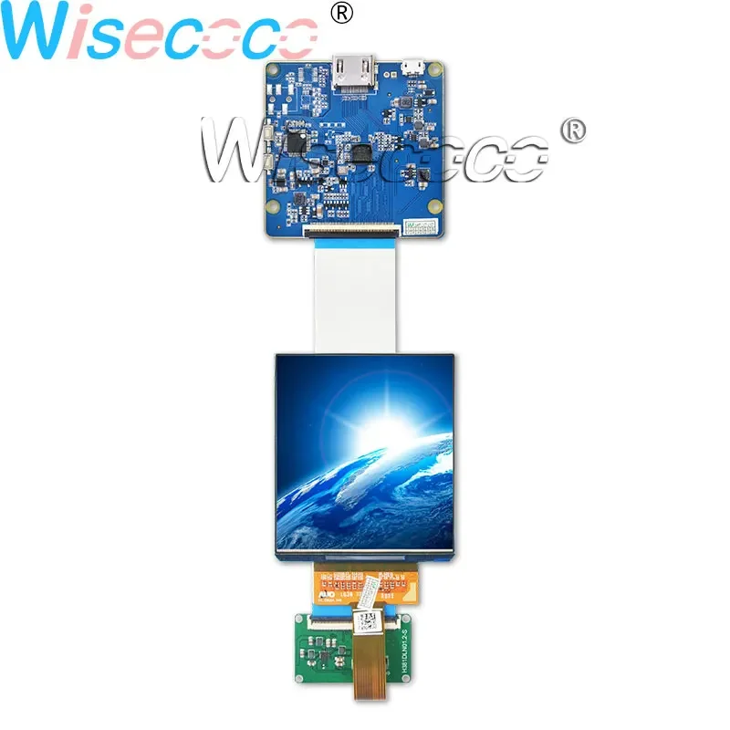 

3.81 Inch AM-OLED Screen 1080×1200 423PPI IPS Display 500 Nits High Brightness with MIPI Driver Board for HMD VR AR