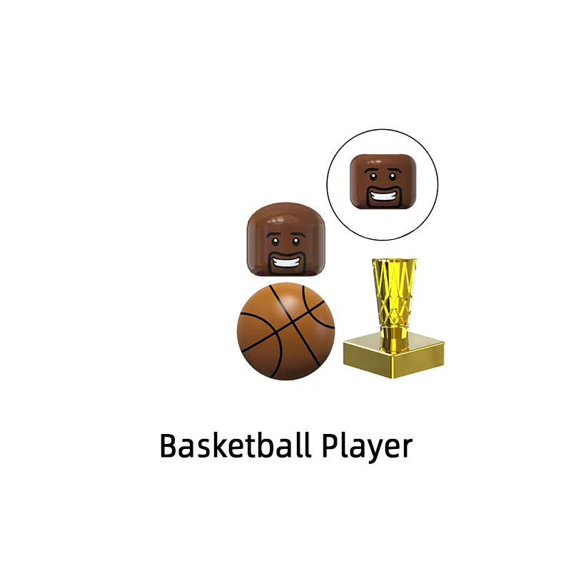 The Famous Basketball Player Star Number 34 24 23 30 Model Blocks MOC Bricks Set Gifts Toys For Children TV6508