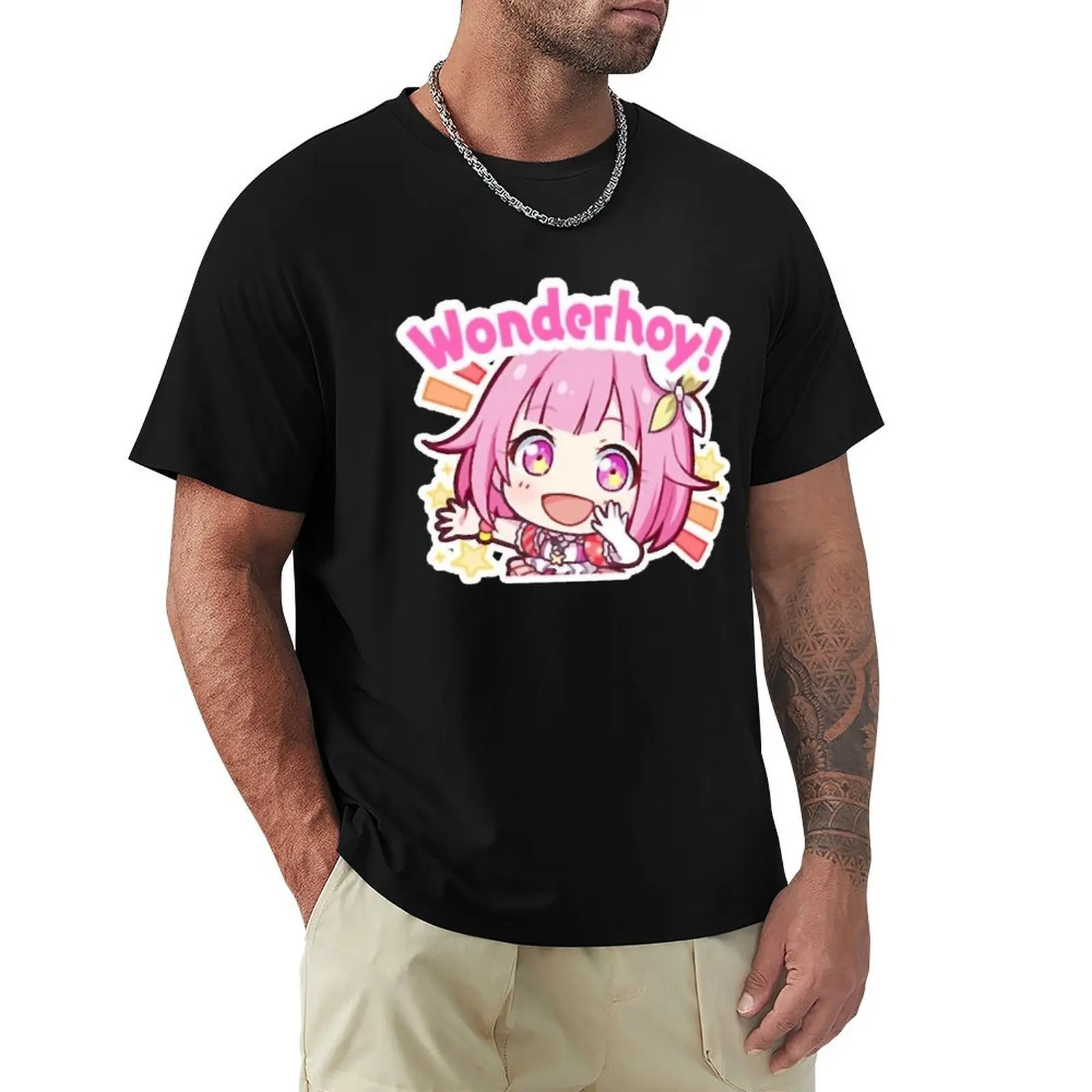 Project Sekai anime, Emu Otori wonderhoy stamp T-Shirt Christmas Theme Tee Top