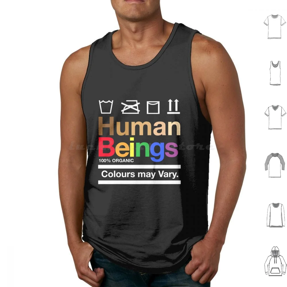 Human Beings Colours May Vary Tank Tops Vest Sleeveless Human Beings Colours May Vary