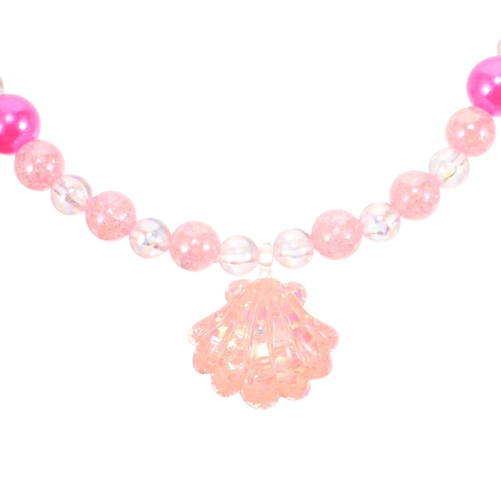 

1 set 1 Set Kids Jewelry Kit Little Girl Necklace Bracelet Toddler Girls Gift Princess Charm Ocean Style Bag Decor Kids Party