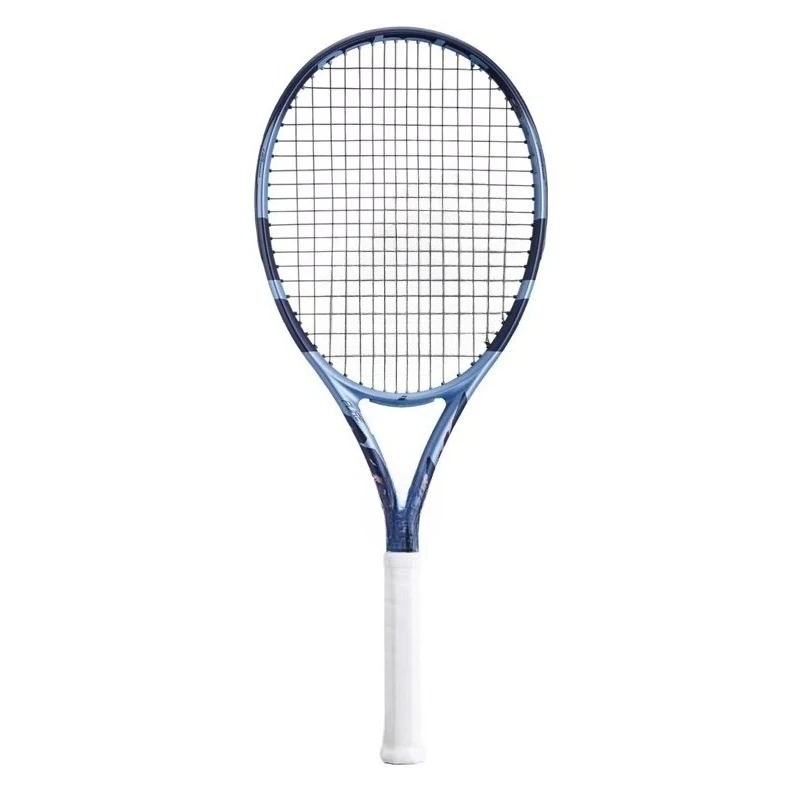 Unstrung Full Carbon Tennis Racket Metallic & Midnight Blue Lightweight Frame For Professional Training & Amateur Match Play