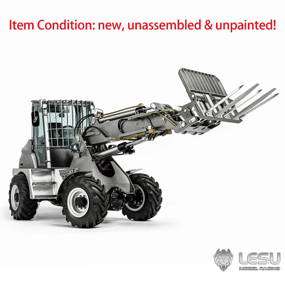 LESU Aoue AT1050 Telescopic Arm Fork Loader Model Kit Unpainted Unassembled Construction Trucks Cars Vehicle Model Toys TH23754