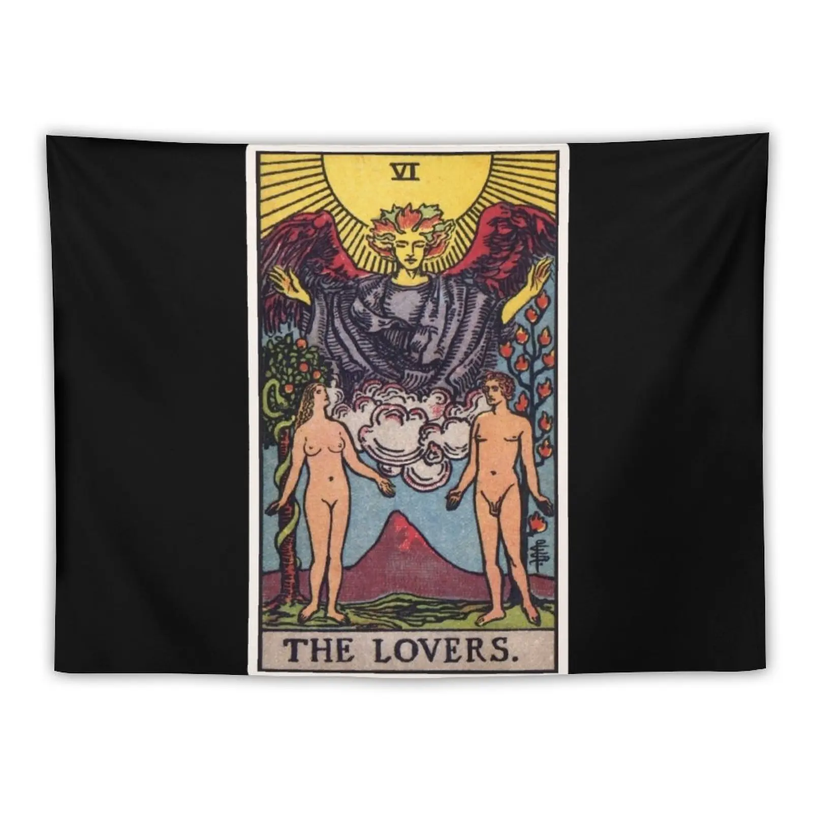 

New VI. The Lovers Tarot Card Tapestry Decoration For Bedroom Decor For Bedroom Wall Deco Things To Decorate The Room