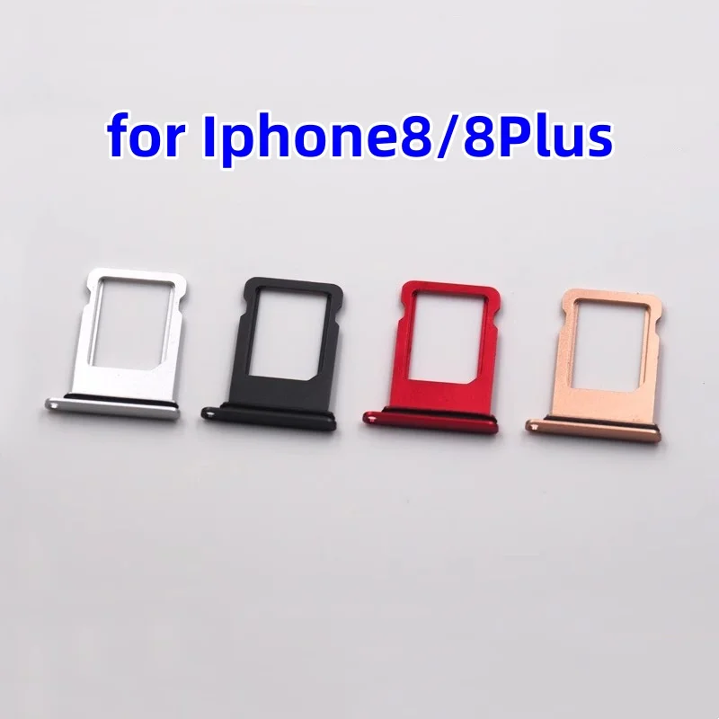 SIM Card tray For Iphone8 8Plus Card slot drawer Holder drawer chip card tray Sim Card Reader Socket for Iphone8Plus A1906 A1898