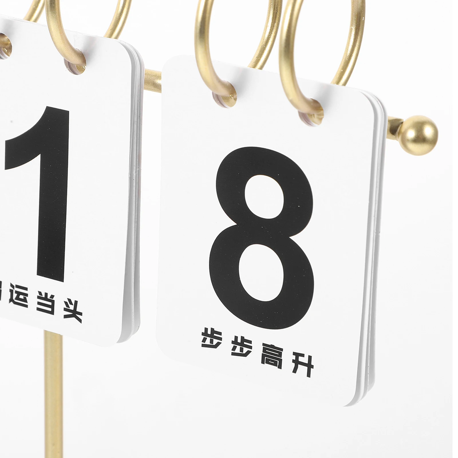 

Desk Calendar Perpetual Flip Calendar Reusable Creative Desktop Decoration for Office Home Table Desk Accessories
