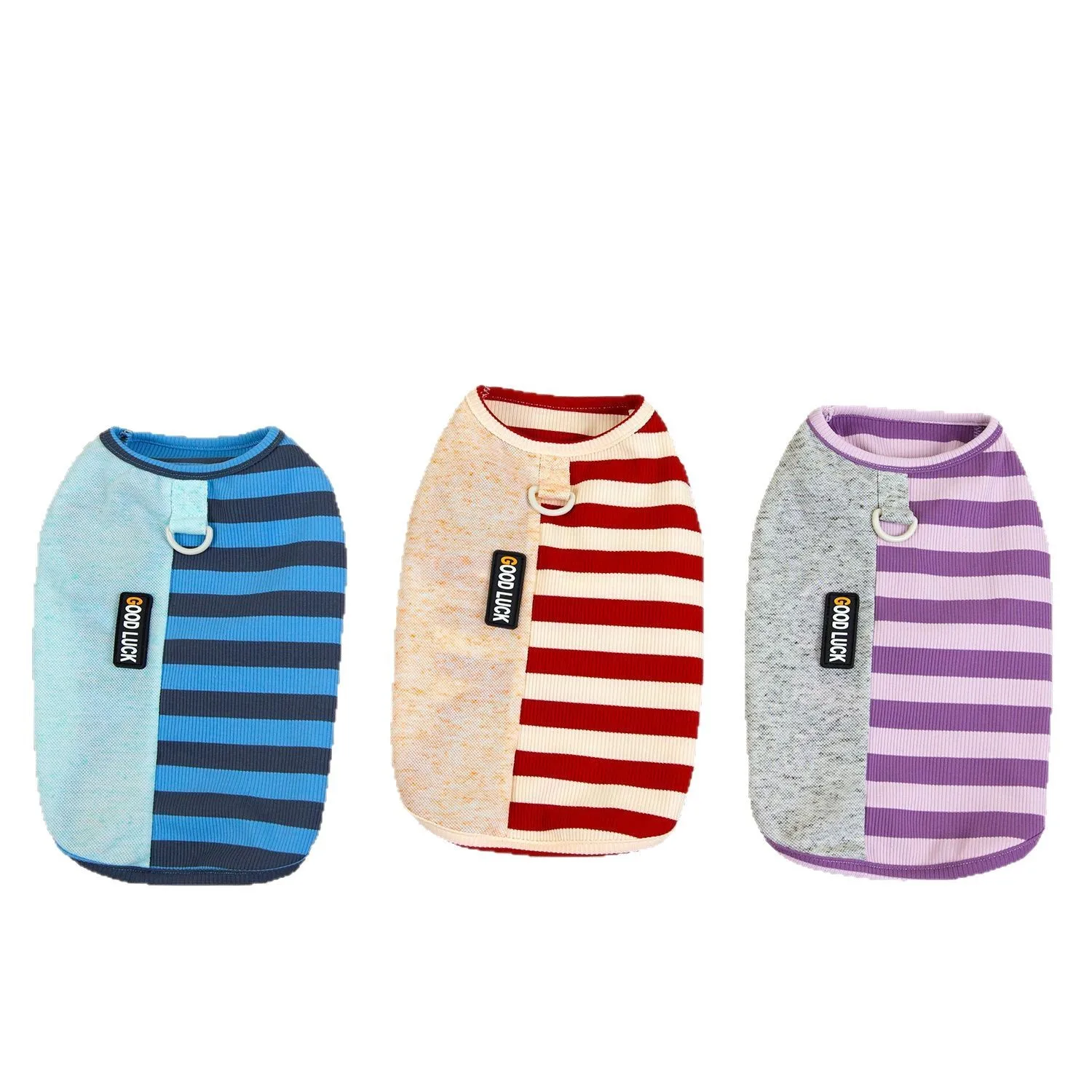 

Summer Dog Thin Breathable Vest Anti-Shedding Sleeveless Pet Coat Small And Medium-Sized Large Dogs Four Seasons Tide Models