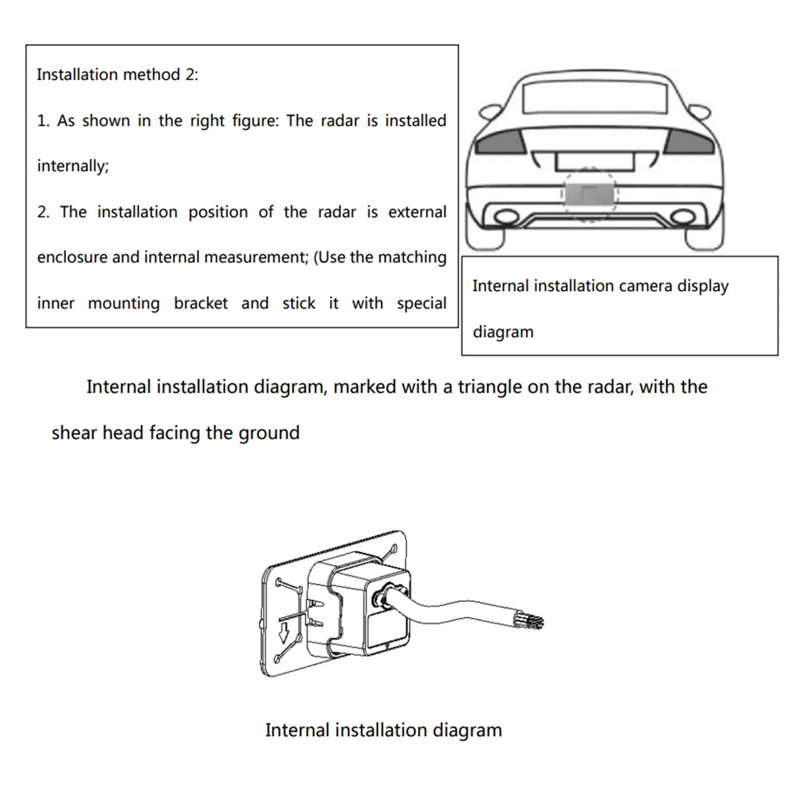 50m Range Universal 77Ghz Millimeter Wave Radar Car BSD Blind Spot Detection System Detection Change Lane Safe