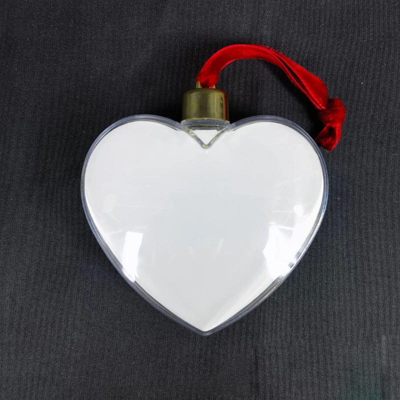 10pcs Sublimation DIY Blank MDF Transparent Love Five Star Shaped Pendant