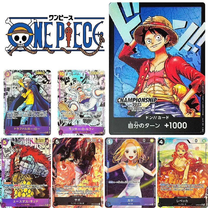 

ONE PIECE Monkey D. Luffy Nefertari D. Vivi Perona OP05 Xtreme DIY Homemade Christmas Birthday Gift Toys Collection Card