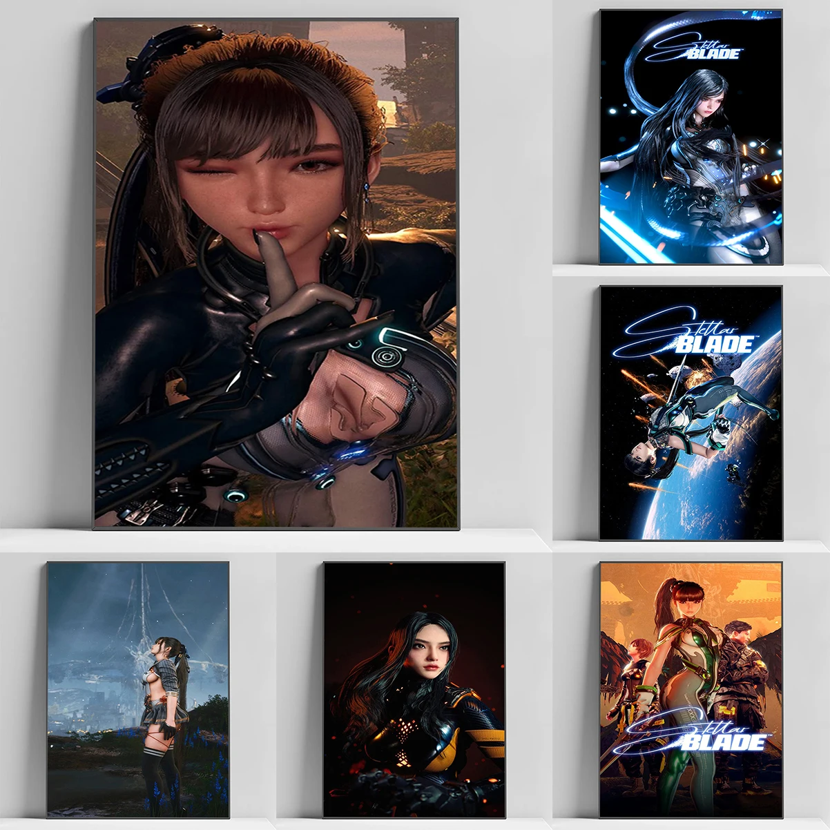 

Game Stellar Blade Poster Decorative Sheets Wall Pictures Aesthetic Room Decor Man Interior Paintings Home and Decoration