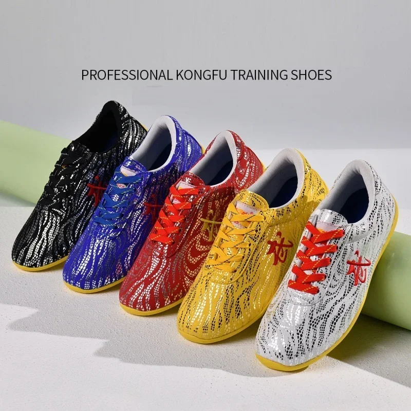 Martial Arts Shoes Tai Chi Sports Shoes Training Children Soft Square Fitness Shoes Lightweight Training Shoes Running Shoes GYM