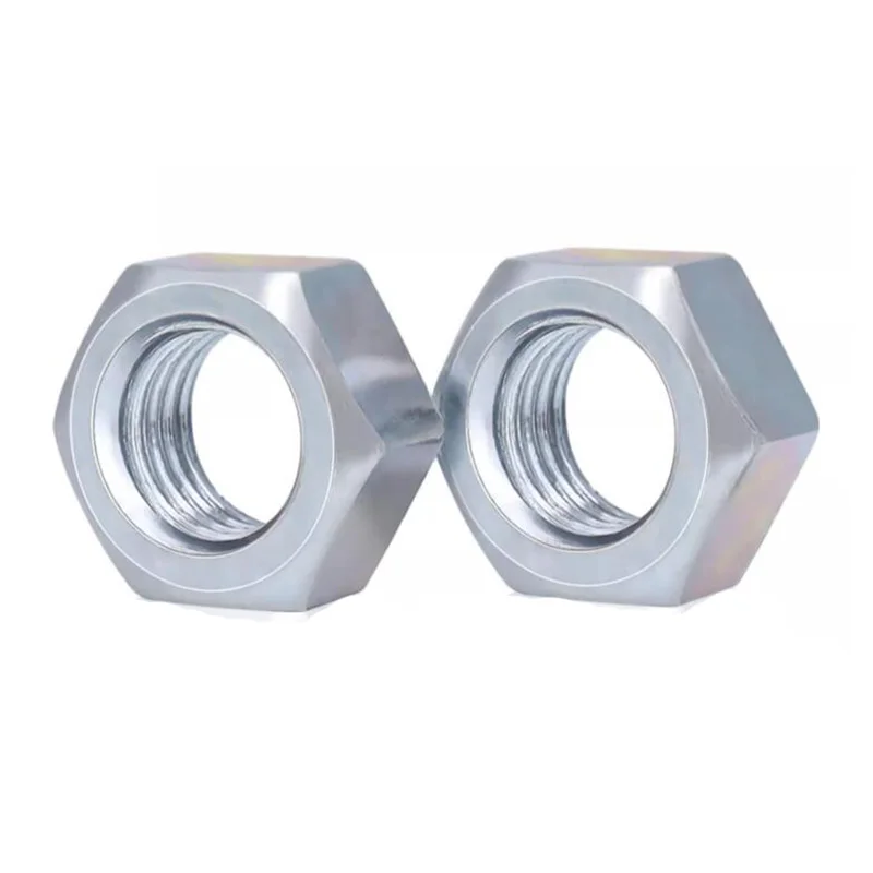 Grade 4.8 Zinc Plated Hex Hexagon Nuts M2.5 M3 M4 M5 M6 M7 M8 M10 M12 M14 M16 M18 M20 M22 M24 M27 M30