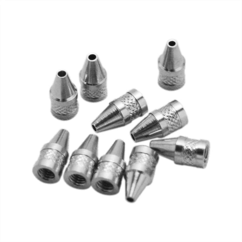 10Pcs/set Of 1MM 2MM Nozzle Iron Head Electric Vacuum Welding Machine/Metal Welding Head Desoldering Pump Welding Tool