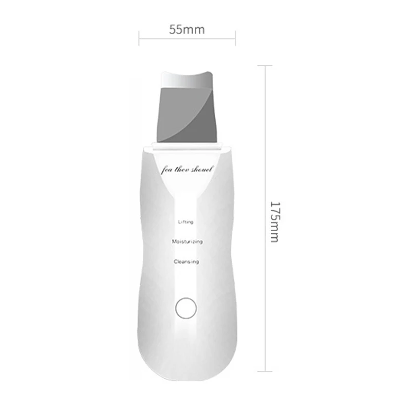 Spatule d'épurateur de peau avec 3 modes, dissolvant de points noirs, nettoyant pour le visage, outil de soin de la peau, vibration, nettoyage du visage, lifting