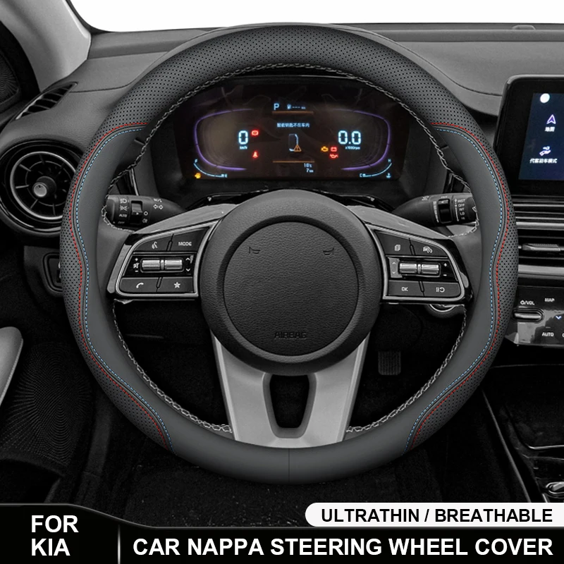 

Car Steering Wheel Cover For Kia K5 K4 K3 K2 Rio Forte 5 Ceed Cee'd 2 Proceed GT Cerato 3 Venga SorentoL Picanto Sportage Stonic