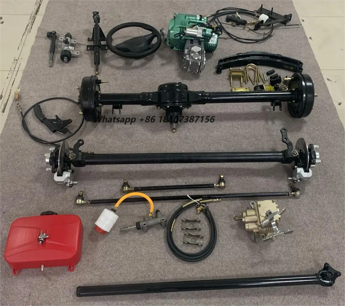 

Tricycle ATV Mini Car Gocart Golf Cart Building Self-made DIY Spare Parts Accessories Whole Set Kit for Mechanic