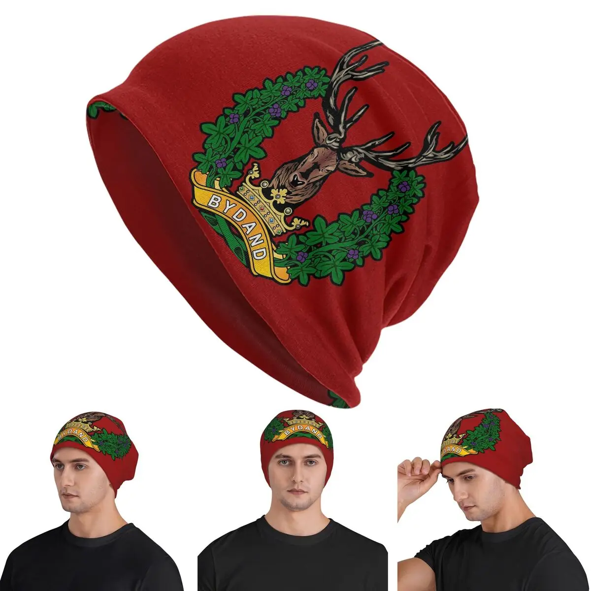 

Gordon Highlanders Skullies Beanies Hats Warm Autumn Winter Outdoor Cap Knitted Bonnet Caps for Men Women Adult