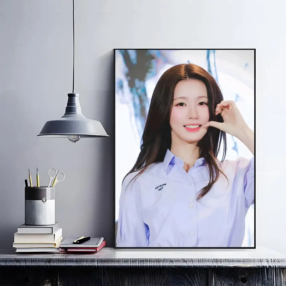 kpop female star canvas Cho Mi Yeon Poster Retro Kraft Paper Sticker DIY Room Bar Cafe Aesthetic Art Wall - view 6