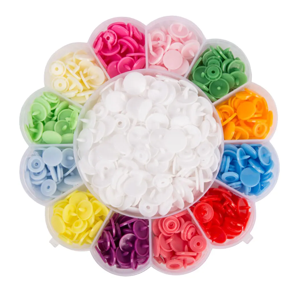 

1set Childrens Clothing Dark Button Tool Set Colorful Resin Press Stud Handcraft Snaps Clothes Making DIY Fastener Premium