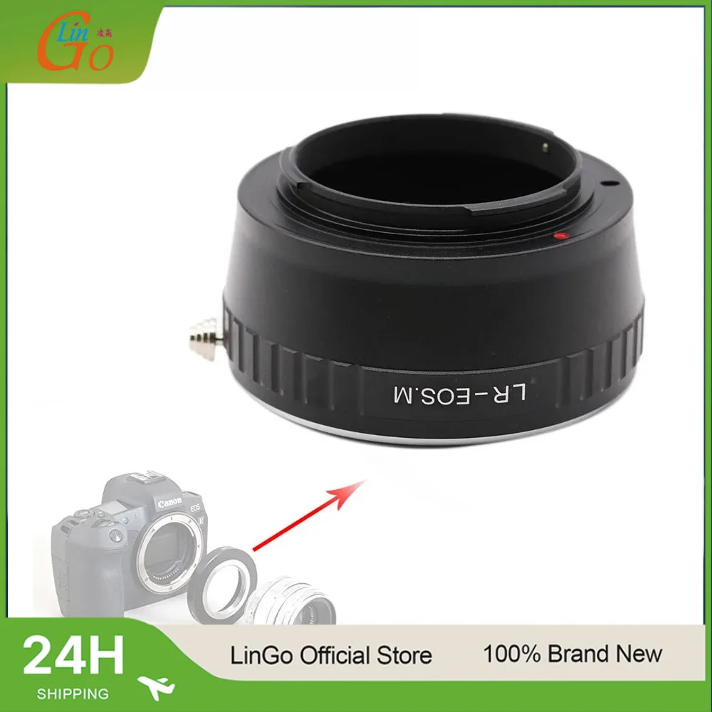 Lin Go Mount Adapter Ring For Leica LR R Mount Lens To For EOS M M3 M5 M6 M10 Mount Camera