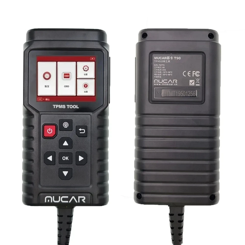 MUCAR TPMS T90 Programmer S3 2in1 Car Tire Pressure Diagnosis Tool TPMS Sensor Service Tool 315MHz 433MHz PK THINKCAR T90 G2