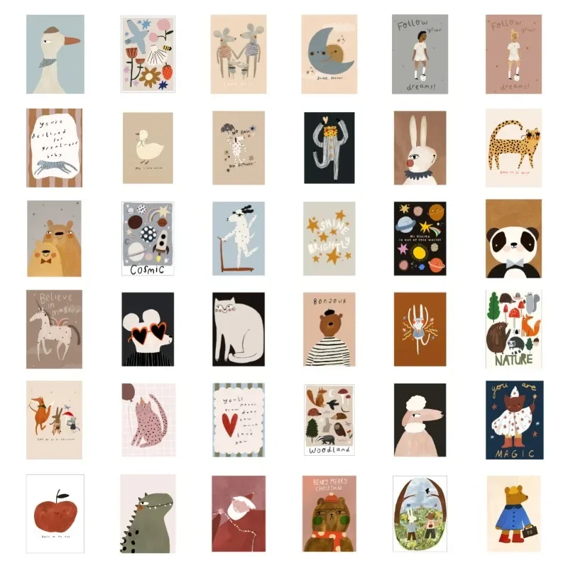 Newborn Photography Background Painting 25simple Nordic Ins Art Poster Decorative Painting Core Sticker Children's Room Paint