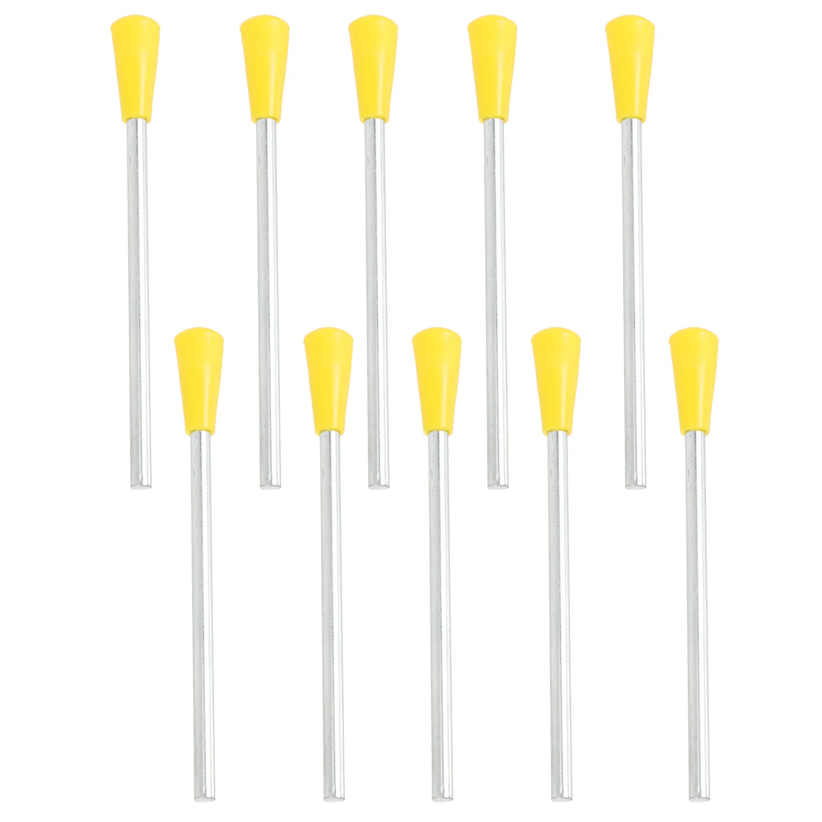 10 Pcs Toys Percussion Stick Triangle Iron Parts Musical Instruments Sticks Mallets Stricker Plastic Supplies