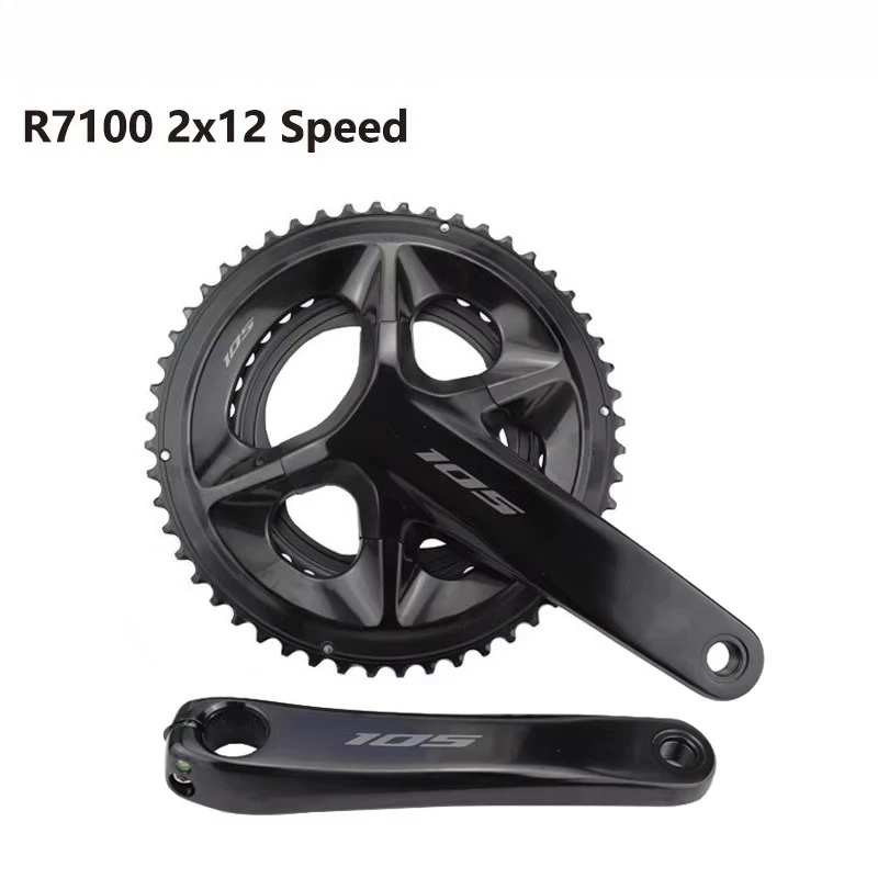 105 R7100 2x12 Speed Crankset 165/170/172.5/175mm 52-36T/50-34T Road Bike Bicycle Crank 2x12S Chain Wheel Original Parts
