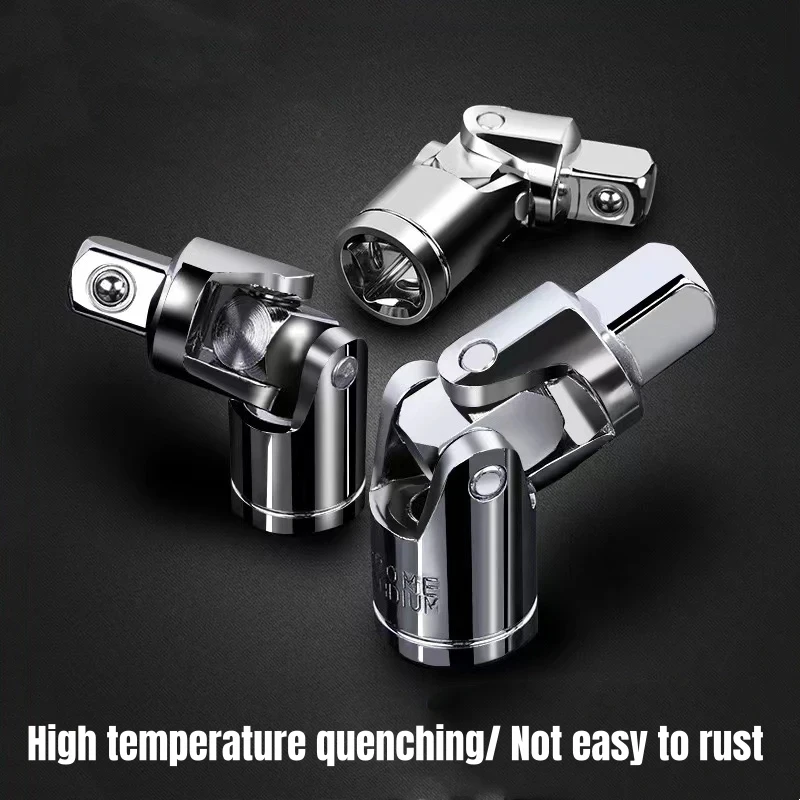 3PCS Sleeve steering conversion head 1/4 inch 3/8 inch 1/2 inch universal joint sleeve universal joint tools socket wrench set