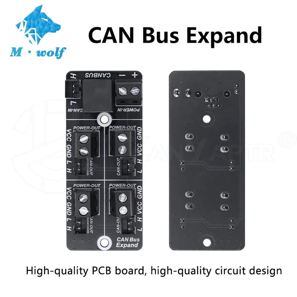 Mellow CanBus Expand Board For Klipper/Reprap Firmware Multi-Can Tool Board Connection For Sht36 SB2040 Super Fly Pi Board