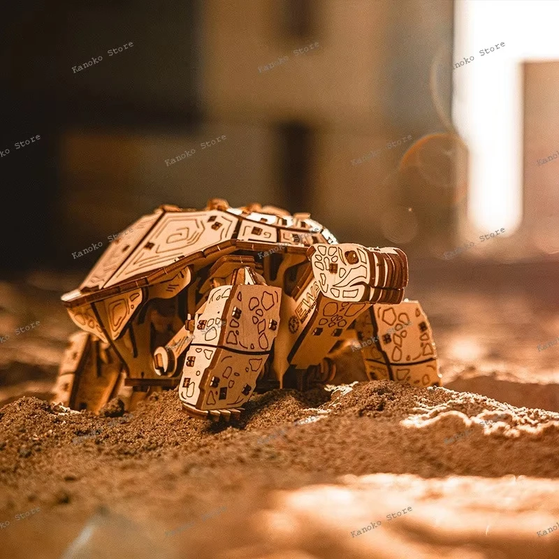 إيوا السلاحف بنة التجمع نموذج لغز لعبة الأولاد والبنات تعطي الهدايا لعب آلات الحيوانات الأليفة اللطيفة DIY بها بنفسك #5