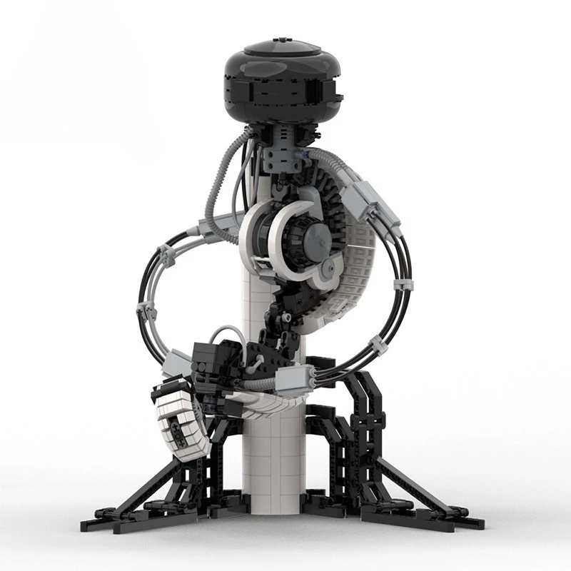 

Классическая художественная игра MOC Future Science Apertured Portal 2 GLaDOS Atlas P-Body Робот Строительные блоки Модель DIY Детские игрушки-головоломки