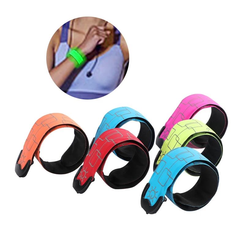 LED Night Light USB Charging Armband Wearable Running Arm Belt Glow Wristband For Running Walking Cycling Safety Warning Lights