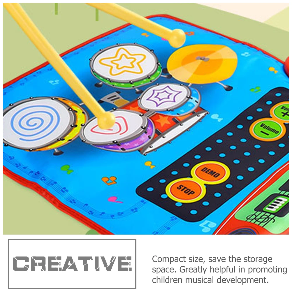 

2 -in-1 Music Pad Kid Piano Floor Mat for Children Baby Toddler Musical Electronic