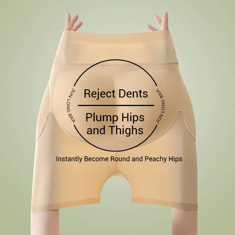 Women Seamless High Waist Body Shaper Shorts Tummy Control Panties Butt Enhancer Slimming Underwear Anti Roll Shapewear Shorts view 3