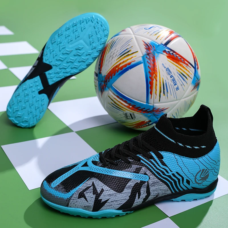 Men's Society Football Boot Outdoor Sports TF Training Football Futsal Shoes Pro Teen Soccer Shoes for Men