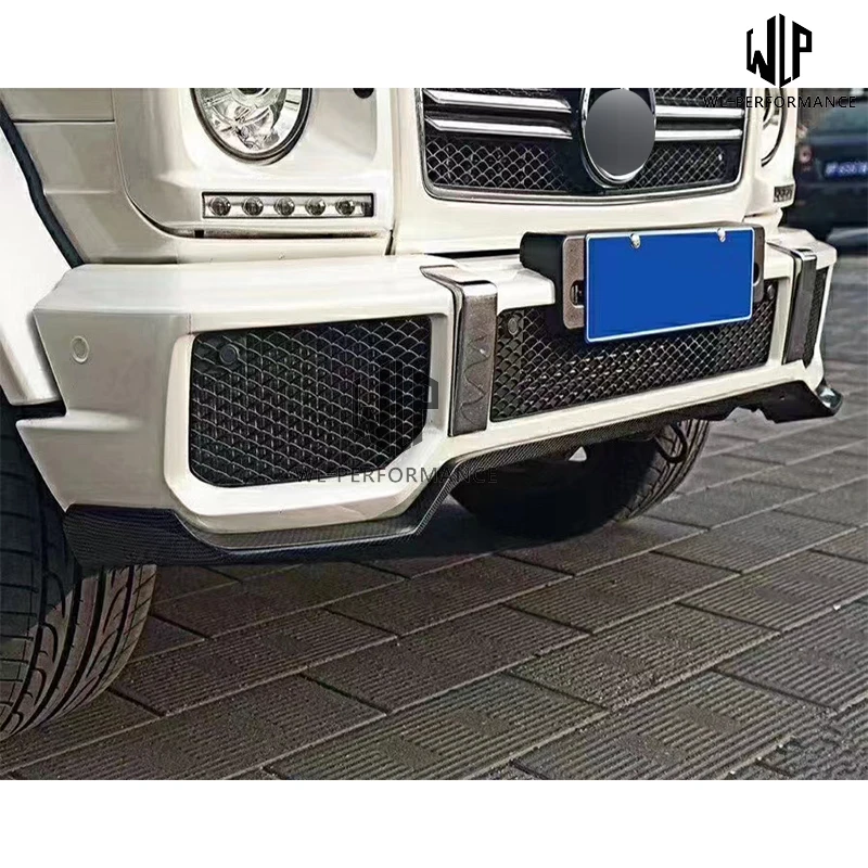 Real Carbon Fiber Front Lip Splitter Car Body Kit Fit For Merceders-benz G Class W463 M Styling