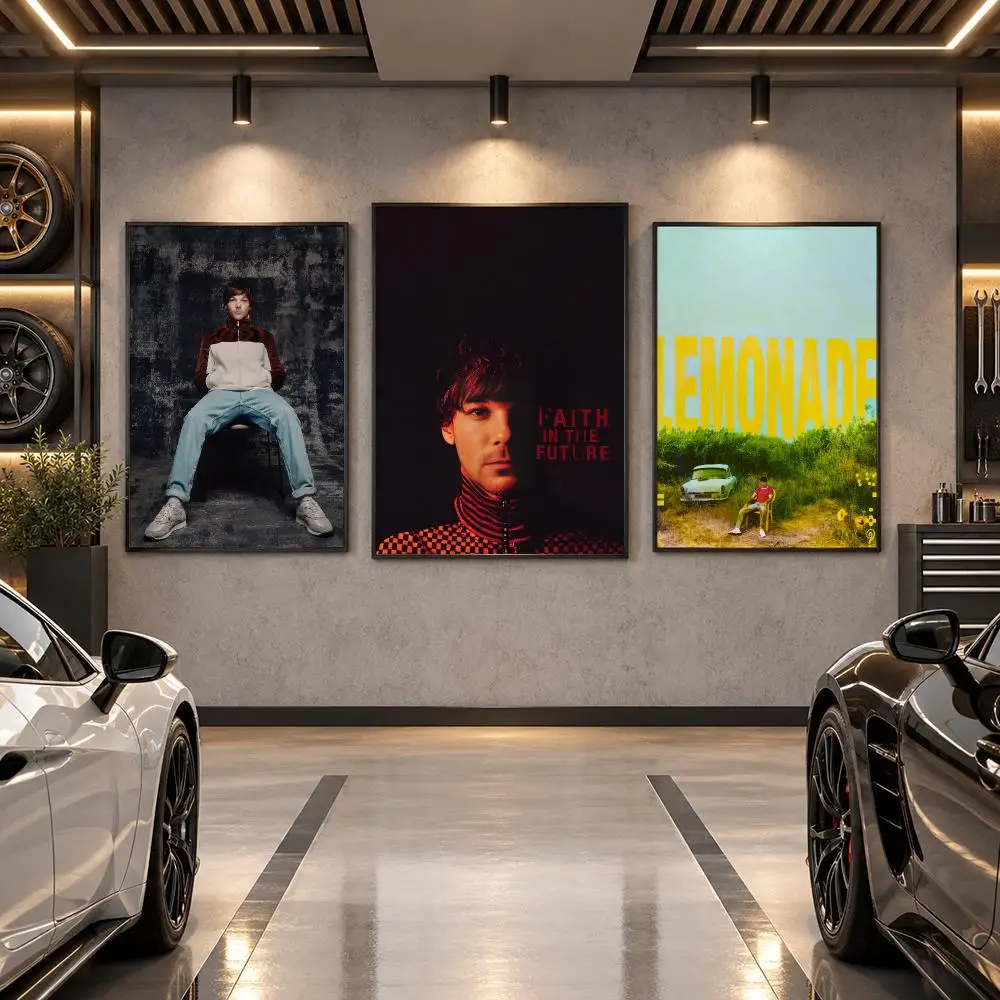 L-Louis T-Tomlinson Poster Wall Art Sticker For Living Room Bedroom Bar Home Decor Mural Painting Decoration
