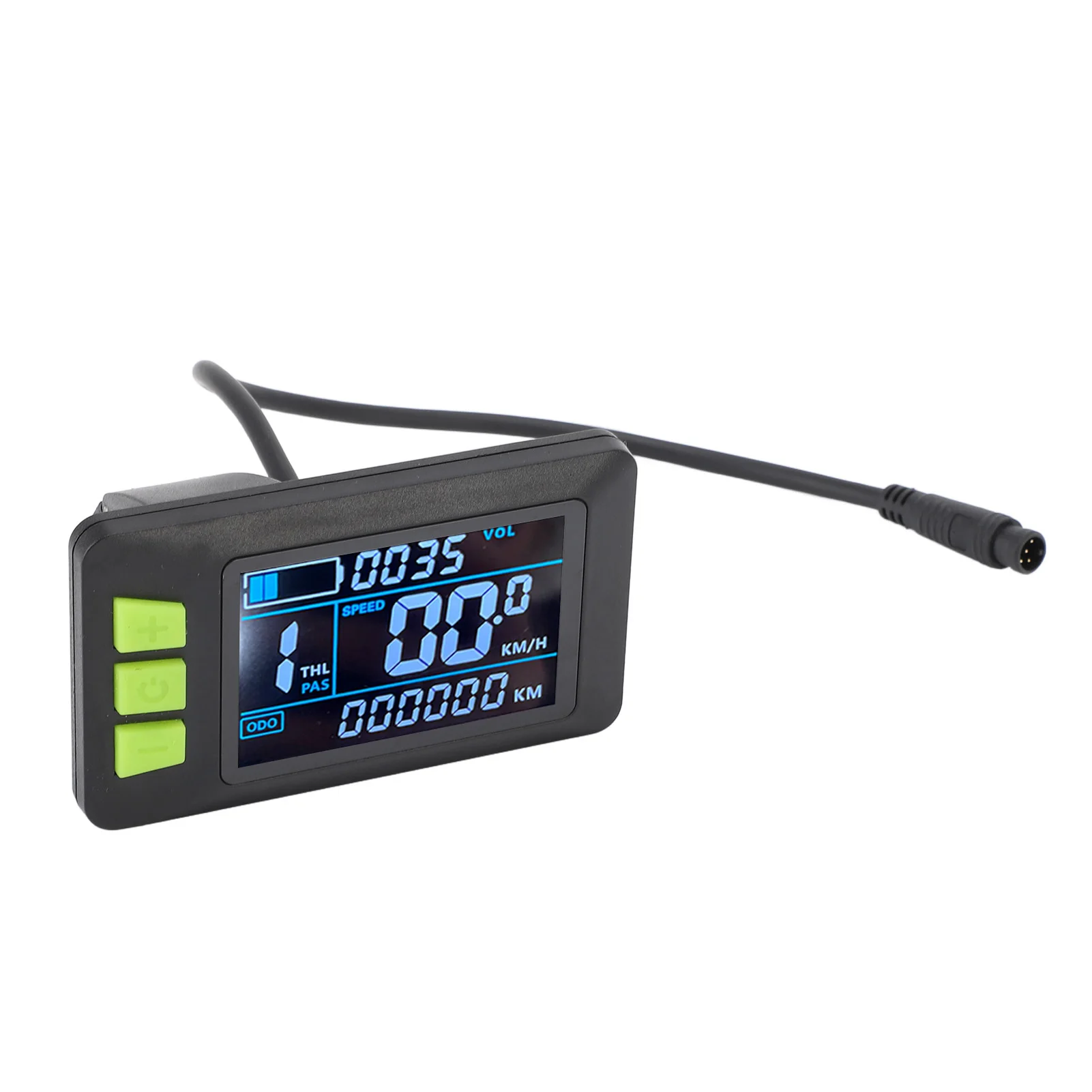 Bike Electric LCD Display Meter with USB Port 6 Pin Waterproofing Connector Color Screen Electric Scooter Control Panel