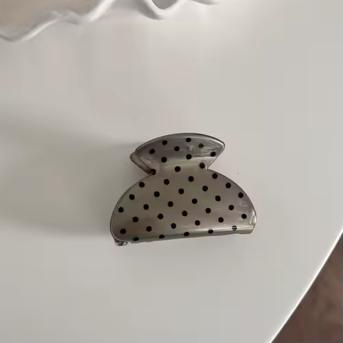 France Style Women Senior Large Black Wave Dot Design Hair Claw Barrettes Girl Fashion Hair Clip Sweet Hair Accessories Headwear - Image 19