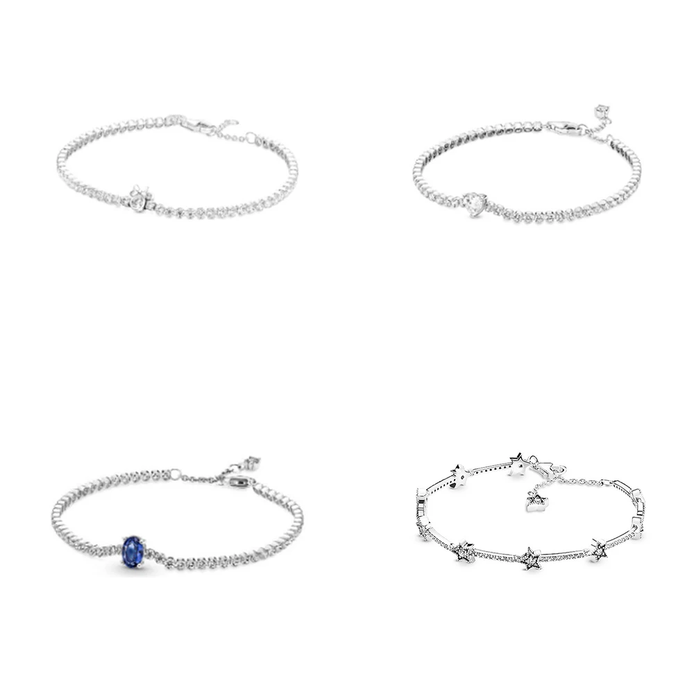Fashionable silver plated exquisite high-quality bracelet with red gemstone accessories