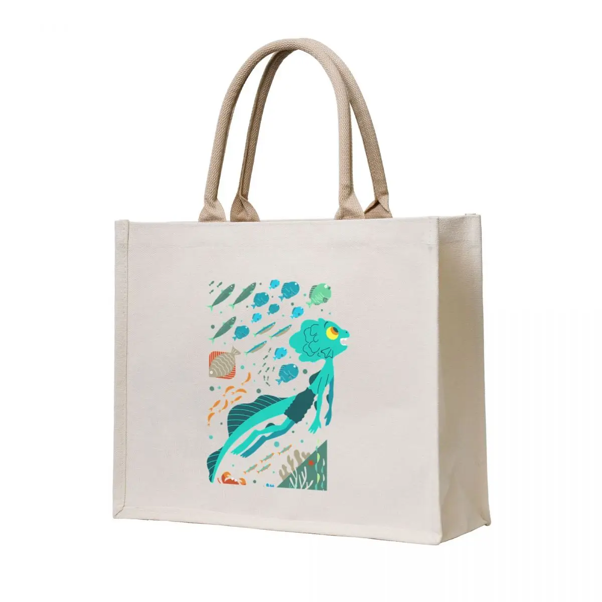 

Luca Swimming With Fishes Tote Bag bags for women Lady bag tote bag screen