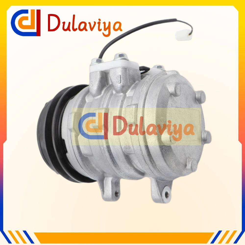 

For New 10P08E AC Compressor Kubota M4900 M5700 M6800 L3600 L3710 L4200 447200-7443 4472007443 T0070-87290 T007087290 2021733AM