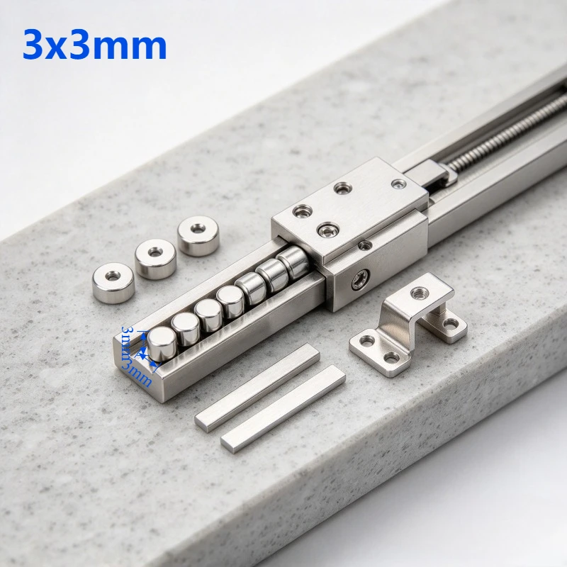 N35 3x3mm Round Disc Neodymium Magnet Bulk Small NdFeB Magnets 50-2000PCS for DIY Fridge 3*3mm