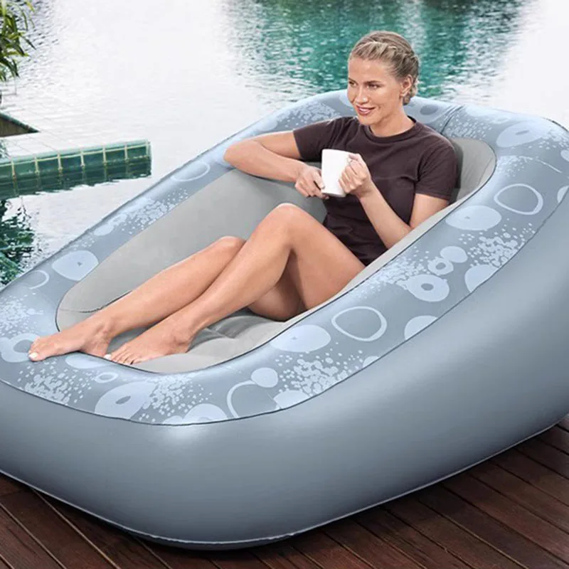 Floor Luxury Inflatable Sofa Relaxing Relaxing Patio Cheap Comfortable Inflatable Sofa Recliner Sillon Cama Trendy Furniture