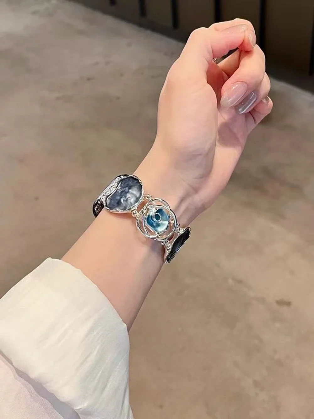 لطيفة روز مطاطا سوار ل سوار ساعة يد آبل سلسلة 10/9/8/7/6/5/4/3/2/1 SE 40 مللي متر 41 مللي متر 42 مللي متر 44 مللي متر 45 مللي متر 46 مللي متر 49 مللي متر حزام