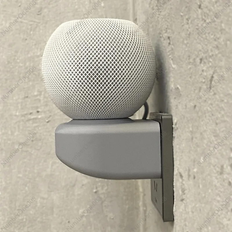 Speaker HomePod Mini Wire Storage, Wall-mounted Base, Bracket, Nail-free 3D Printing