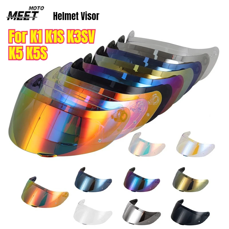 

Motorcycle Helmet Visors for AGV K1 K1S K3SV K5 K5S Moto Helmets Visor Lens Shield Glasses Accessories Para Casco Casque