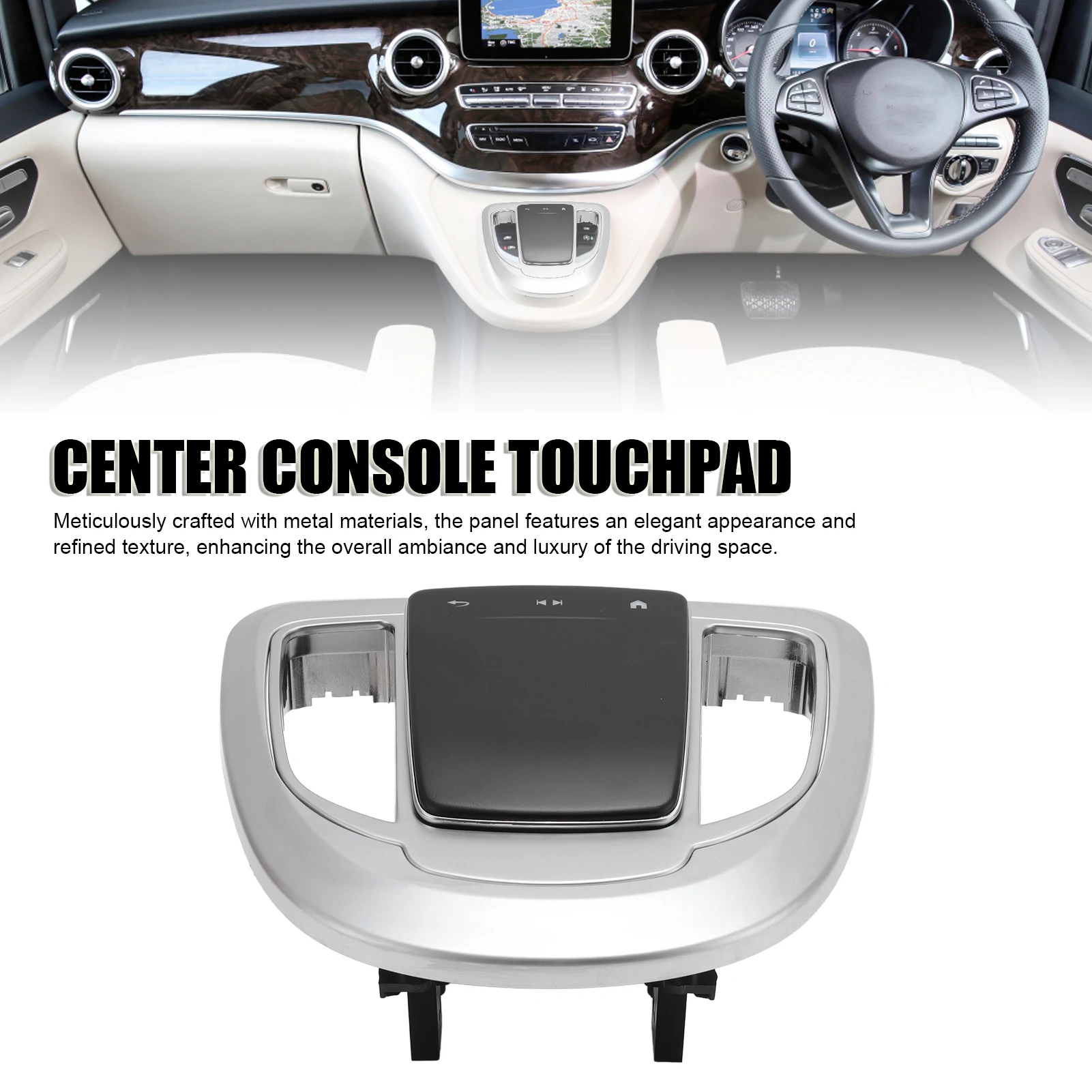 

Center Console Touchpad Modern High Sensitivity Controller Console Touch Pad Fit for W447 2015 To 2020